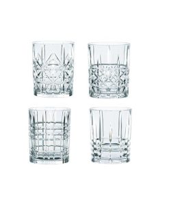 Set 4 verres whisky highland