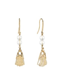 Vermeil icône earrings lalique