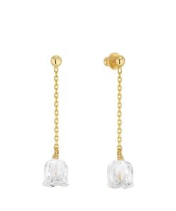 Boucles d&rsquo;oreilles muguet lalique