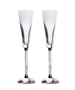 Flûtes à champagne oleg cassini x2