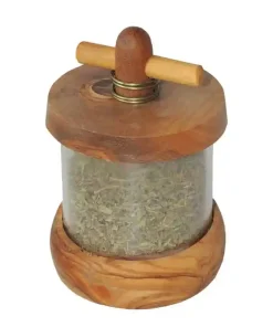 Moulin à Herbes en Bois d&rsquo;Olivier