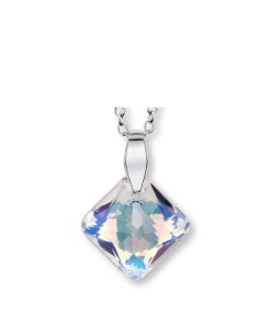 Pendentif carré irisé swarovski®