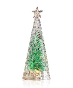 Grenn and gold acrylic light tree