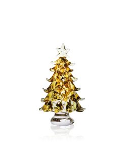 Gold luster Decorative crystal Christmas tree