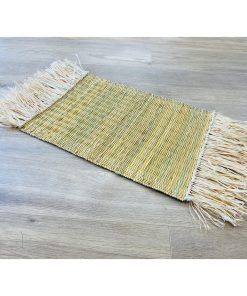 SET DE TABLE PAILLE À FRANGES RAPHIA